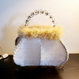 Elegant Purse Table Lamp Vintage Nightlight